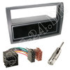 Sound-way 1 DIN Autoradio Radioblende RadioRahmen, ISO-Verbindungskabel, Antennenadapter Kompatibel Mit Smart Car ForTwo, Smart Car ForFour